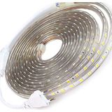 Triline 220V Fişli Silikonlu Beyaz Şerit LED 3 Çipli Smd 5050 - 1metre