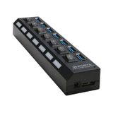 Triline 7 Port Adaptörlü Usb Hub Çoklayıcı Usb 3.0 On Off Tuşlu