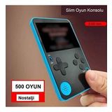 Triline Retro Klasik 500 Oyun 2.4 Inç Renkli LCD Ekran 6.5mm Slim Kasa Taşınabilir El Atarisi