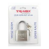 Trimax Çelik Asma Kilit Çivili 63 Mm