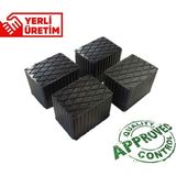 Trimex Kauçuk Lift Takozu 160X120 Yükseklik 100MM 4 Adet