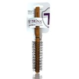 Trina 0052 Ahşap Sap Yuvarlak Erkek Saç Fırçası