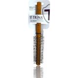 Trina 0053 Ahşap Sap Yuvarlak Erkek Saç Fırçası