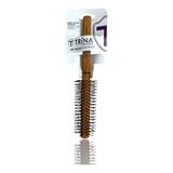 Trina 0054 Ahşap Sap Yuvarlak Erkek Saç Fırçası