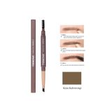 Trinova Double Ended Koyu Kahve Fırçalı Kaş Kalemi