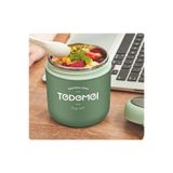TRio Life Paslanmaz Çelik Sızdırmaz Kaşıklı Saklama Kabı Beslenme Kabı 780 ML Yeşil