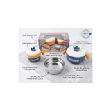 TRio Life Paslanmaz Çelik Sızdırmaz Saklama Kabı Beslenme Kabı 260-500 ML Mor İthal Ürün