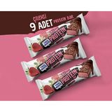 Trio Move Çikolata Kaplamalı Protein Bar - Çilekli Ve Sütlü Çikolatalı 50 G X 9 Adet Protein Bar