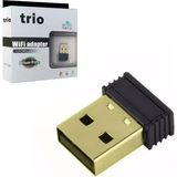 Trio Trıo W102 300 Mbps Kablosuz USB Adaptör, Wifi Adaptör , Wifi Dongle (WIN10/11 Tak Çalıştır)