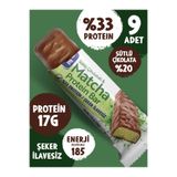 TrioMove 50 gram Protein Bar - Matcha %33 Protein, 50 g x 9 Adet Trio Move