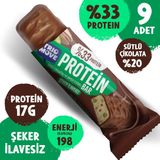 TrioMove Çikolata Kaplamalı Protein Bar - Antep Fıstıklı ve Sütlü Çikolatalı, %33 Protein, 50 G x 9 Adet - 1 Adet