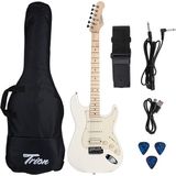 Trion TGP-112-WH Aksesuar ve Amfi Dahil Beyaz Elektro Gitar Seti - Renk - Çok Renkli