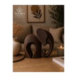 triora Aura Fil Obje – Modern Minimalist 3D Dekoratif Fil Biblo | Premium Ev & Ofis Dekoru | PLA Tasarım Heykel | 17 x 20 cm