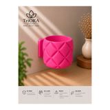 triora Pofuduk Duvara Asılabilir Mini Kaktüs Saksısı | 3D Baskı Dekoratif Duvar Saksısı | 8cm yükseklik x 9cm çap