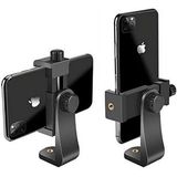Tripod Telefon Tutucu Başlık Dikey Yatay Tüm Tripod ve Monopodlar ile Uyumlu Vida Girişli Sıkı Kavrayan Telefon Tutma Aparatı P231