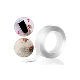 TRİPULAM 1 Metre x 3 cm Çift Taraflı Şeffaf Nano Bant – Güçlü Yapışkanlı, İz Bırakmaz, Çok Amaçlı