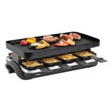 Trisa Raclette Supreme 8 Izgara, 1500W, 8 Tava, Dökme Alüminyum Plaka