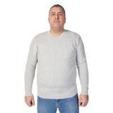 TRİST STAR Büyük Beden Erkek%100 Pamuk Triko Kazak - Bisiklet Yaka, Rahat ve Şık Tasarım