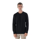 TRİST STAR Erkek Baklava Desenli Triko Kazak TRIST-1202, Siyah - 2XL