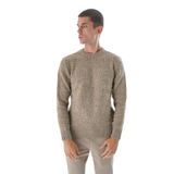 TRİST STAR Erkek Baklava Desenli Triko Kazak TRIST-5332, Vizon - XL