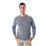 TRİST STAR Erkek Bisiklet Yaka Triko Kazak Trist-1101, Koyu Gri - XL