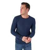 TRİST STAR Erkek Bisiklet Yaka Triko Kazak Trıst-1194, İndigo - M
