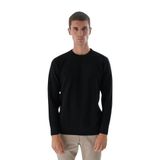TRİST STAR Erkek Bisiklet Yaka Triko Kazak Trıst-1194, Siyah - 2XL