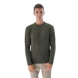 TRİST STAR Erkek Bisiklet Yaka Triko Kazak TRIST-5324, Haki - 2XL