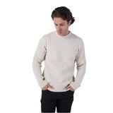 TRİST STAR Erkek Bisiklet Yaka Triko Yün Kazak Trıst-5309, Bej - 2XL