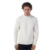 TRİST STAR Erkek Bisiklet Yaka Triko Yün Kazak Trıst-5309, Kemik - 2XL
