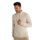 TRİST STAR Erkek Boru Yaka Triko Kazak Trist-5322, Bej - 2XL
