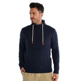 TRİST STAR Erkek Boru Yaka Triko Kazak Trist-5322, Lacivert - L