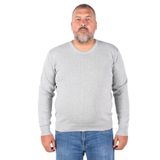 TRİST STAR Erkek Büyük Beden%100 Pamuk Bisiklet Yaka Kazak - Klasik ve Rahat Tasarım
