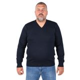 TRİST STAR Erkek Büyük Beden%100 Pamuk V Yaka Kazak - Modern ve Şık Tasarım TRIST-2102