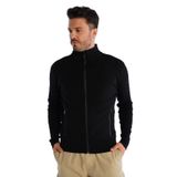 TRİST STAR Erkek Dik Yaka Hırka Trist-1200, Siyah - XL