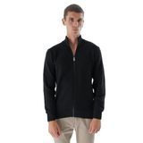 TRİST STAR Erkek Dik Yaka Triko Hırka Trıst-1190, Siyah - XL