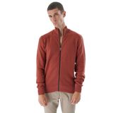 TRİST STAR Erkek Dik Yaka Triko Hırka Trıst-1190, Taba - 2XL