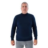 TRİST STAR Erkek Lacivert Büyük Beden Yarım Balıkçı Yaka%100 Pamuklu Kazak TRIST-2002 3XL