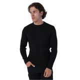 TRİST STAR Erkek Saç Örgülü Kazak Trist-1196, Siyah - 2XL