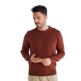TRİST STAR Erkek Taba%100 Pamuklu Bisiklet Yaka Triko Kazak Trıst-1101