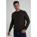 Trist Star Erkek Vızon Çizgili Bisiklet Selanik Yün Kazak TRIST-5351 - Haki - 2XL