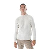 TRİST STAR Erkek Yarım Balıkçı Triko Kazak TRIST-5328, Kemik - 2XL