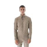 TRİST STAR Erkek Yarım Balıkçı Triko Kazak TRIST-5334, Vizon - 2XL