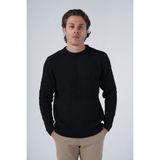 Trist Star Erkek Yürütme Angora Pamuk Bisiklet Yaka Triko Yün Kazak TRIST-5321 - Siyah - 2XL