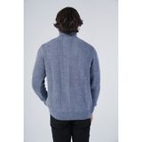 Trist Star Erkek Yürütme Saç Örgülü Balıkçı Yaka Triko Yün Kazak TRIST-5313 - Havacı - 2XL