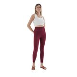 TRİST STAR Kadın Saç Örgülü Fitilli Triko Tayt TRIST-1975, Bordo - L/XL