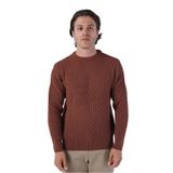 TRİST STAR Kiremit Erkek Yürütme Angora Pamuk Bisiklet Yaka Triko Yün Kazak 5321-2XL