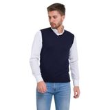 TRİST STAR Lacivert Erkek V Yaka Triko Süveter - 1103 - L