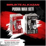 Tristax Kırmızı + Siyah Pudra Wax Saç Şekillendirici Set