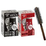 Trıstax Pudra Wax Sac Sekıllendırıcı Ozel Fon Fırcalı Set